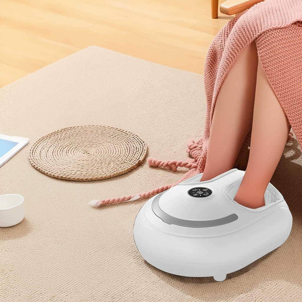Full-Automatic Foot Massager with Heat & Air Compression — Remote Control (OEM/ODM)