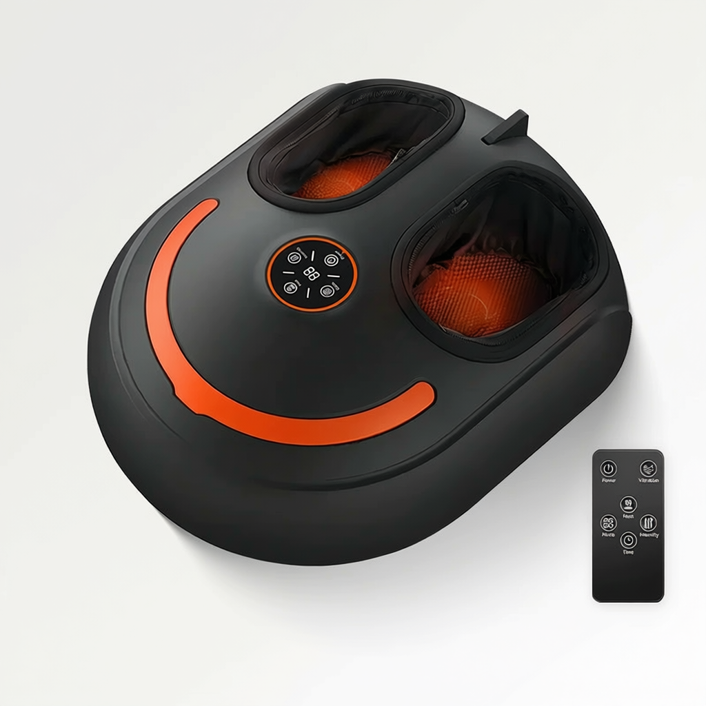 Full-Automatic Foot Massager with Heat & Air Compression — Remote Control (OEM/ODM)