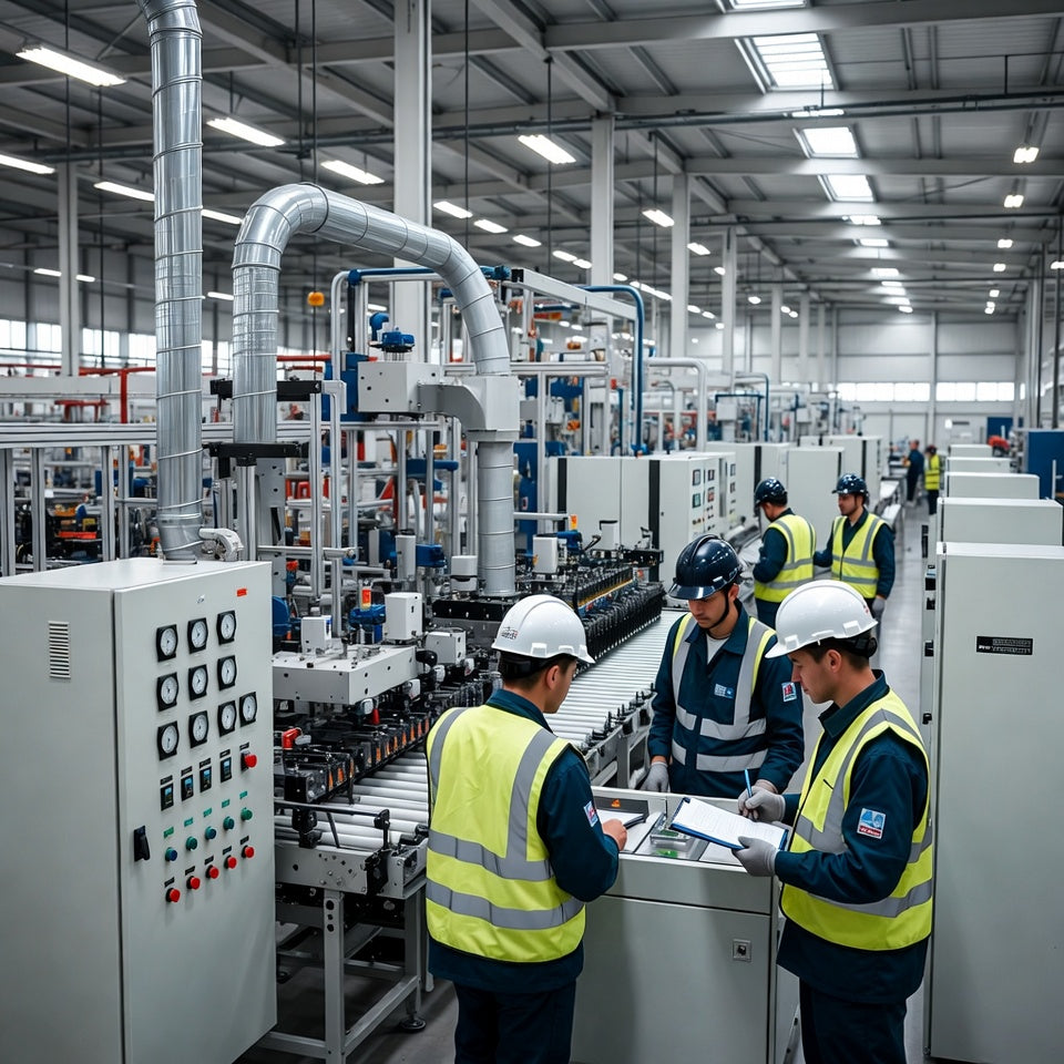 Production and quality inspection on the factory floor