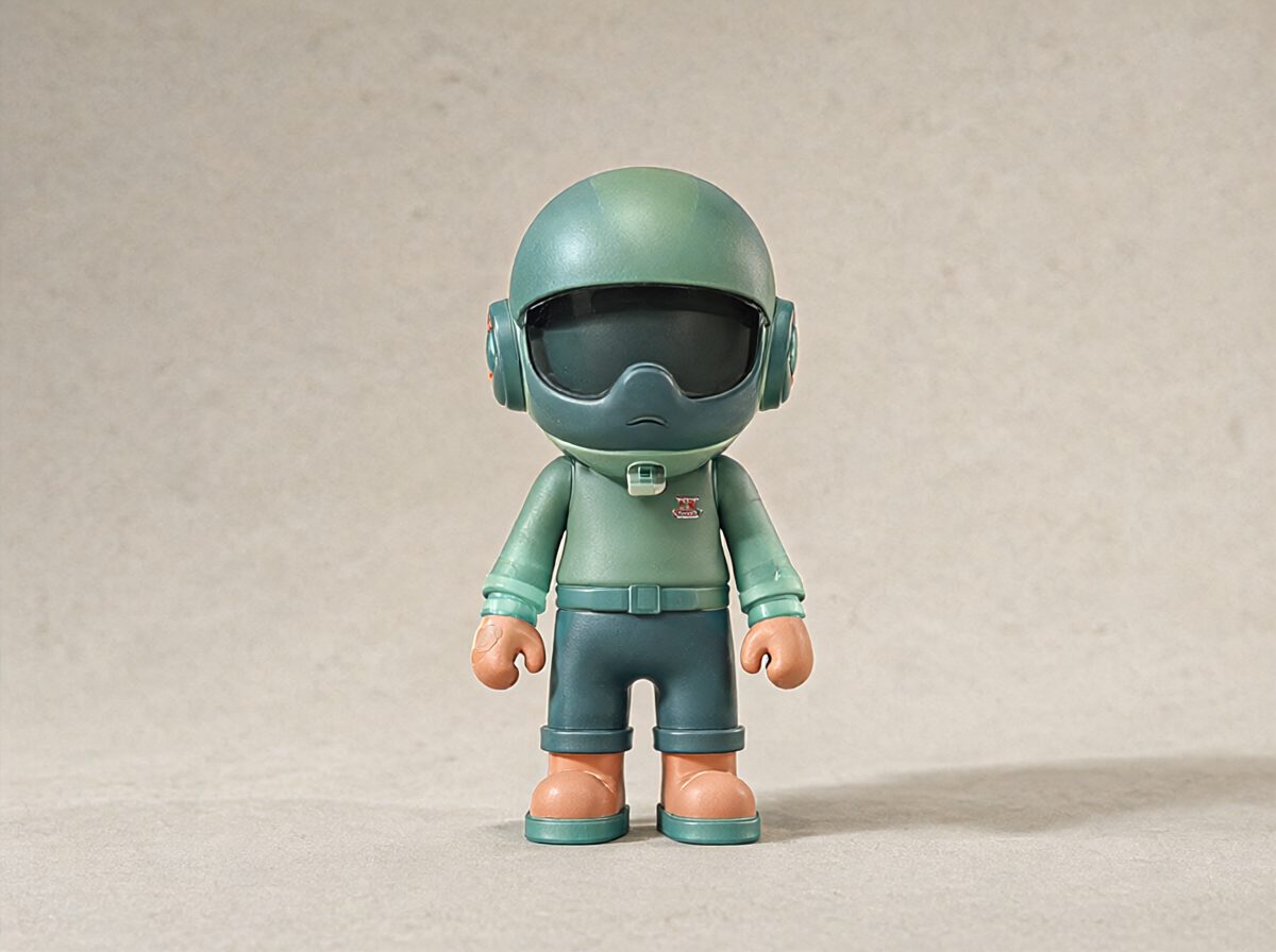 Vinyl Figure with Helmet